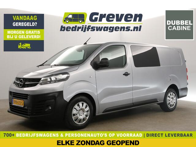 Opel VIVARO 2.0 CDTI L3H1 | Dubbele Cabine | 5 Persoons | 360Camera Airco Carplay Cruise Trekhaak Navi PDC