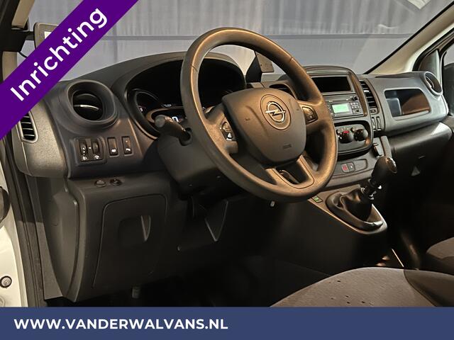Opel VIVARO 1.6 CDTI 126pk L2H1 inrichting Euro6 Airco | Omvormer | Cruisecontrol | Trekhaak parkeersensoren, achterklep, camera, bijrijdersbank