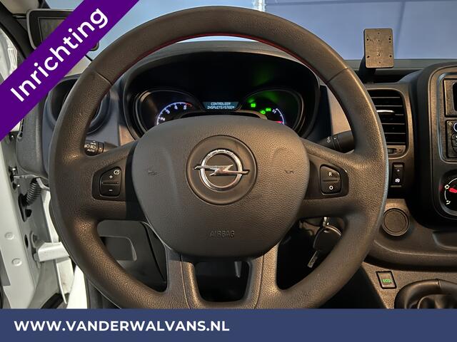Opel VIVARO 1.6 CDTI 126pk L2H1 inrichting Euro6 Airco | Omvormer | Cruisecontrol | Trekhaak parkeersensoren, achterklep, camera, bijrijdersbank