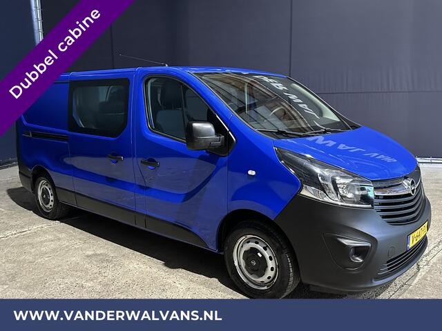 Opel VIVARO 1.6 CDTI 126pk L2H1 Dubbele cabine Euro6 Airco | 5-Zits | LED | Cruisecontrol | Trekhaak Parkeersensoren