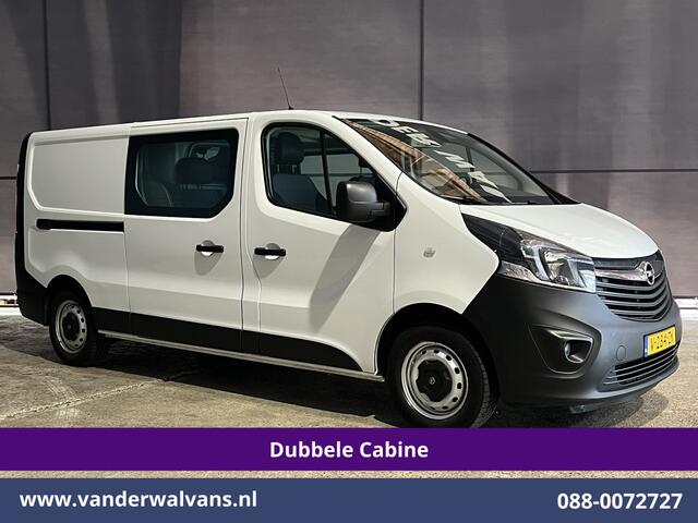 Opel VIVARO 1.6 CDTI 126pk L2H1 Dubbele Cabine Euro6 Airco | 5-Zits | Navigatie | Camera | LED | Cruisecontrol | Trekhaak Parkeersensoren