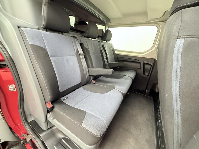 Opel VIVARO 1.6CDTI 126PK L2H1 DC Dubbele Cabine 5-Persoons Navi Camera Airco Trekhaak Cruise Control Pdc Sport EcoFlex Betonplex Vloer Wandbetimmering Schuifdeur Euro 6 1e Eigenaar Origineel Nederlandse Auto