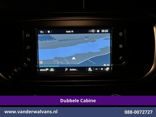 Opel VIVARO 2.0 Diesel 145pk L3H1 Dubbele Cabine Euro6 Airco | 6-Zits | Navigatie | 2500kg Trekhaak | Apple Carplay Android Auto, Cruisecontrol, Parkeersensoren