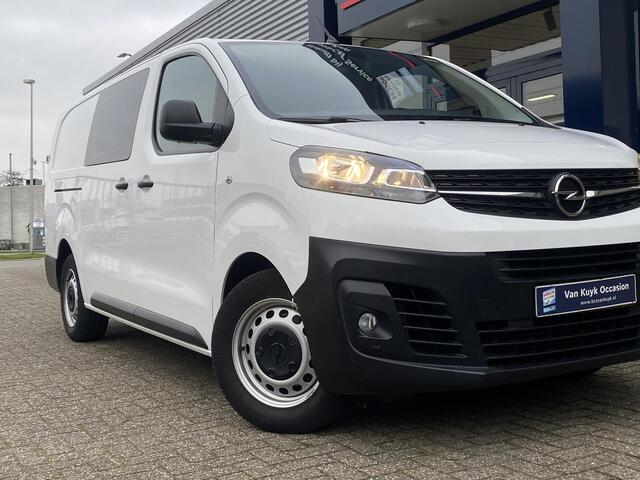 Opel VIVARO 1.5 CDTI L3H1 DC Selection / 6-Persoons / Cruise-Control / Trekhaak / Zijschuifdeur-Rechts / Houten-Vloer / Zijwandbekleding / Apple-Carplay & Android-Auto / Navi / Radio-Bluetooth / Airco / 16'' All-Seasons / ENZ.