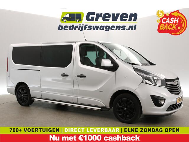 Opel VIVARO 1.6 CDTI Sport 146PK L2H1 | Dubbele Cabine | Euro 6 | Airco | Cruise | Camera | Leder | Stoelverw. | 2xSchuifdeur