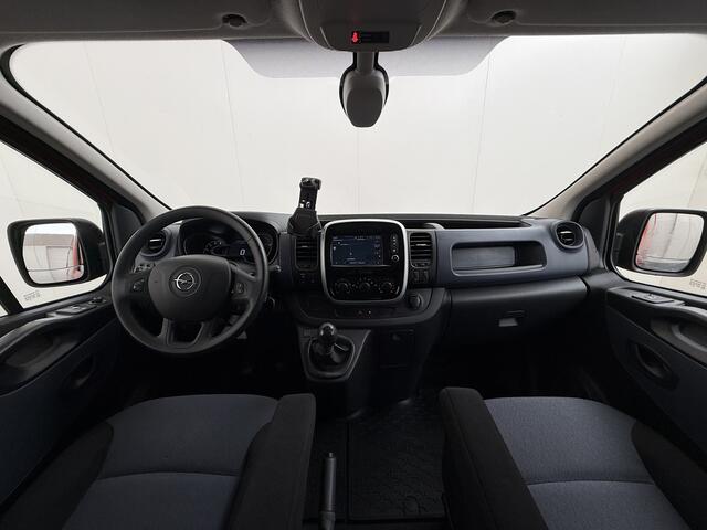 Opel VIVARO 1.6CDTI L2H1 Dubbele Cabine 5-Persoons Euro 6 Airco Navi Cruise Control Regen-Lichtsensor Pdc Betonplex Vloer Wandbetimmering Schuifdeuren 1e Eigenaar Origineel Nederlandse Auto