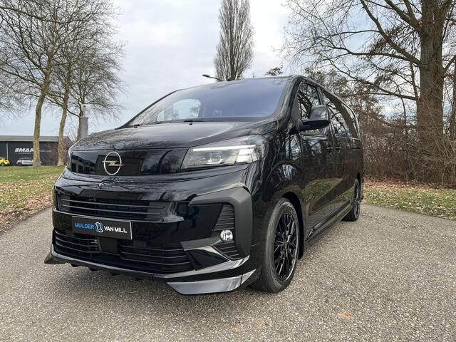 Opel VIVARO Electric L3 75 kWh 136pk DC | Dubbele Cabine | STX SPORT | Lederen bekleding STX | STX Pakket | Dakspoiler | Sideskirts | 18 inch zwarte velgen | City Pakket | Comfort Pakket | Exterieur Pakket | Full ECO LED verlichting | Winter Pakket | Houten afwerking