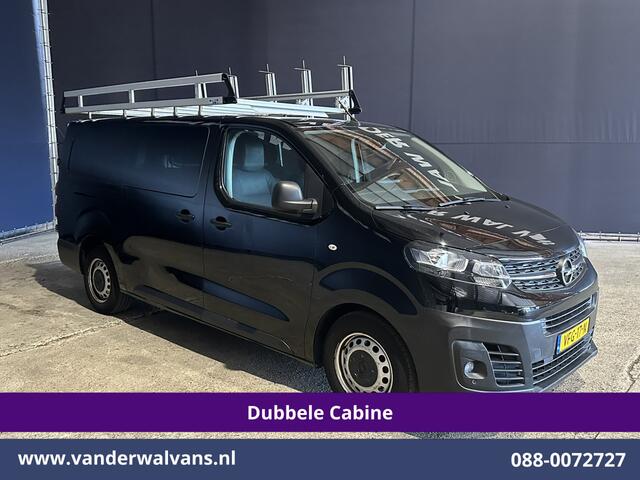 Opel VIVARO 2.0 CDTI 123pk L3H1 Glasresteel Dubbele cabine Euro6 Airco | 5-Zits | Camera | Navigatie | Apple Carplay Android Auto, Cruisecontrol, 2500kg Trekhaak, Parkeersensoren