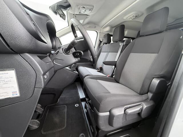 Opel VIVARO 2.0D 145PK L3 Dubbele Cabine 6-Persoons Trekhaak Euro 6 Airco Navi Apple Carplay Android Auto Cruise Control Bluetooth Pdc Betonplex Lat om lat Achterdeuren DAB Privacy Glas 1e Eigenaar Origineel Nederlandse Auto Dealeronderhouden