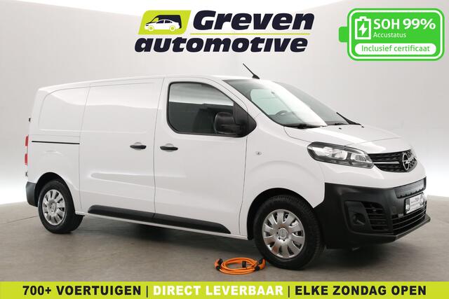 Opel VIVARO Vivaro-e 75 kWh L2H1 | Snelladen | SOH 99% | Airco | Cruise | Carplay | 3 Zits | Parkeersens.