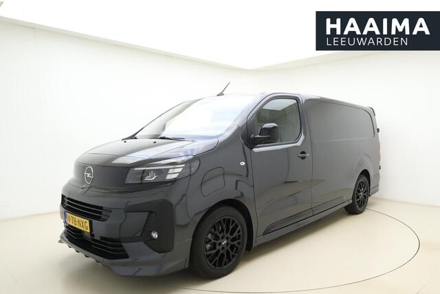 Opel VIVARO Electric L3 75 kWh | Lederen bekleding | STX pakket | Navigatie | Stoelverwarming | Keyless | Laadruimte betimmering | DEMO | Camera | Lichtmetalen velgen black