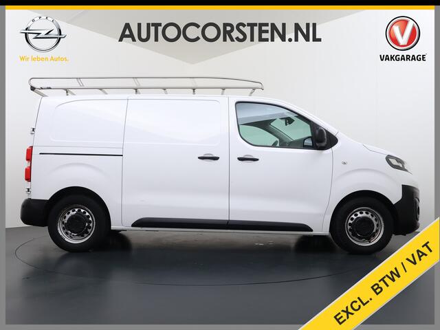 Opel VIVARO Vivaro-e L2H1 75kWh Autom. 3-Persoons 360°Camera Navi Imperiaal Trekhaak Apple Carplay Android Auto Pdc Cruise Control SOH 88.5% DAB Bluetooth Betonplex Vloer Wandbetimmering Schuifdeur Regen-Lichtsensor 1.000KG Trekgewicht 1e Eigenaar Dealeronderhouden