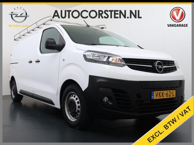Opel VIVARO Vivaro-e L2H1 75kWh Autom. 3-Persoons 360°Camera Navi Imperiaal Trekhaak Apple Carplay Android Auto Pdc Cruise Control SOH 88.5% DAB Bluetooth Betonplex Vloer Wandbetimmering Schuifdeur Regen-Lichtsensor 1.000KG Trekgewicht 1e Eigenaar Dealeronderhouden