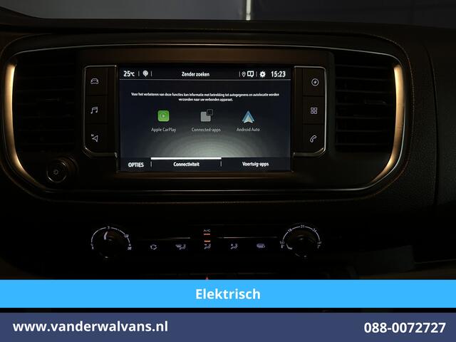 Opel VIVARO Vivaro-e 136pk Automaat L2H1 50 kWh Elektrisch Airco | Camera | Navigatie | Apple Carplay Android Auto, Cruisecontrol, Parkeersensoren, Trekhaak, Bijrijdersbank