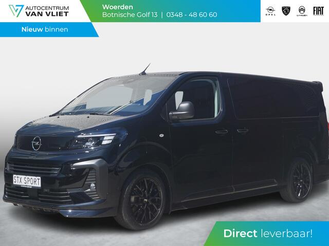 Opel VIVARO Vivaro-e Dubbele Cabine 75kWh | STX Sport | Mooiste bus van NL (!) | Lederen bekleding | Spoilerpakket | 18 inch Lichtmetalen velgen | Dynamic Comfort NAV Pakket | Winterpakket | 2x schuifdeur | Betimmering | Comfortstoelen |