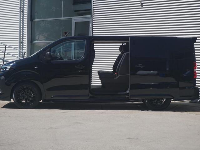 Opel VIVARO Vivaro-e Dubbele Cabine 75kWh | STX Sport | Mooiste bus van NL (!) | Lederen bekleding | Spoilerpakket | 18 inch Lichtmetalen velgen | Dynamic Comfort NAV Pakket | Winterpakket | 2x schuifdeur | Betimmering | Comfortstoelen |