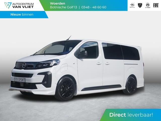 Opel VIVARO Vivaro-e Dubbele Cabine 75kWh | STX Sport | Mooiste bus van NL (!) | Lederen bekleding | Spoilerpakket | 18 inch Lichtmetalen velgen | Dynamic Comfort NAV Pakket | Winterpakket | 2x schuifdeur | Betimmering | Comfortstoelen |