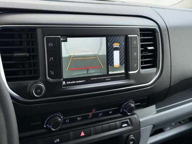 Opel VIVARO 2.0CDTI 123PK Euro 6 L2H1 3-Persoons Imperiaal Trekhaak 360°Camera Navi Apple Carplay Android Auto Airco Cruise Control Betonplex Vloer Kasteninbouw Wandbetimmering 2.500KG Trekgewicht 1e Eigenaar