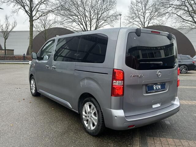 Opel ZAFIRA Zafira-e Life 100 kW 75kWh Tourer M 6 PERSOONS| 3-FASE| ELEKTRISCHE ZIJDEUR| HEAD-UP DISPLAY| ELEK. STOELEN MET MEMORY| CAMERA| DEALER ONDERHOUDEN| DODE HOEK| LEDEREN BEKLEDING