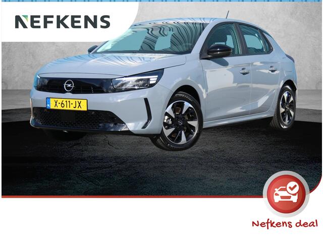 Opel e-Corsa Electric 50 kWh 136PK | Navigatie via Apple Carplay/Android Auto | Parkeersensoren Achter | LED Koplampen | Keyless Start | DAB Ontvanger | Volledig Digitaal Instrumentenpaneel | Climate Control | Cruise Control | 16" Lichtmetalen Velgen