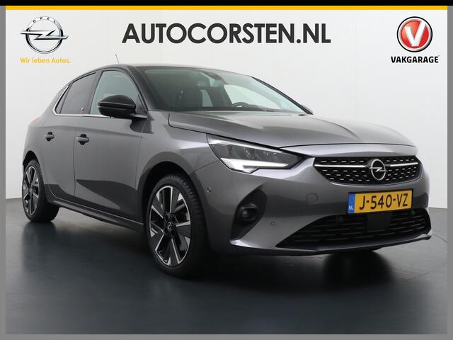Opel e-Corsa Elegance 50kWh Autom. Two-Tone Apple Carplay Android Auto Navi Ecc Adap.Cruise Control 360° Camera Keyless DAB Led Lmv 17" Verkeersbord detectie Rijstrooksensor Winter-Pakket Parkeer-Pakket Premium-Pakket 1e Eigenaar Origineel Nederlandse Auto Nieuwprijs 