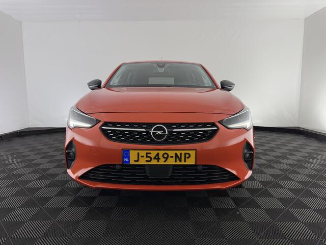 Opel e-Corsa Elegance 50 kWh [ 3-Fase ] {SOH-94%} (INCL-BTW) Aut. *FULL-LED | DIGI-COCKPIT | LEATHER-MICROFIBRE | NAVI-FULLMAP | CAMERA | CARPLAY | ECC | KEYLESS | CRUISE | DAB | LANE-ASSIST | PDC | SPORT-SEATS | PRIVACY-GLASS | 16"ALU*
