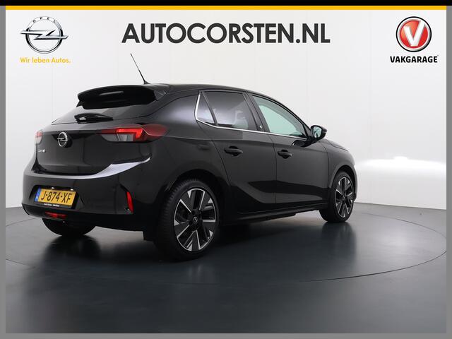 Opel e-Corsa Elegance 50kWh SOH 90% Navi Ecc 360°Camera Cruise Control Apple Carplay Android Auto Pdc Keyless Privacy Glas Led Lane Assist Lmv Drive Mode Regen-Lichtsensor Bluetooth Origineel Nederlandse Auto Zeer Compleet!