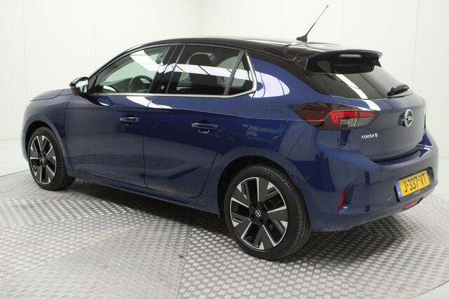 Opel e-Corsa Elegance 50 kWh | full options | climate | leder | panoramadak | navi | adaptive cruise | matrix | pdc v/a+camera | carplay | spiegels elect. inklapbaar