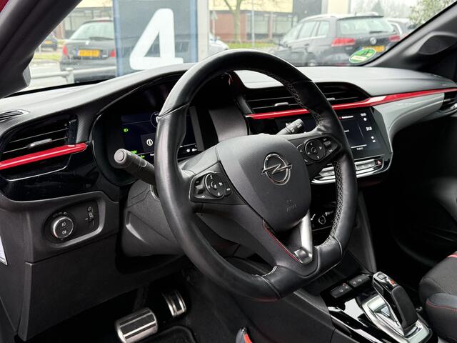Opel e-Corsa BWJ 10-2020 | GS Line 136PK 50 kWh | PANO DAK | CLIMA | LEDER/STOF | NAVI | STOELVERW | CRUISE | 17'' LMV | PARK PILOT |