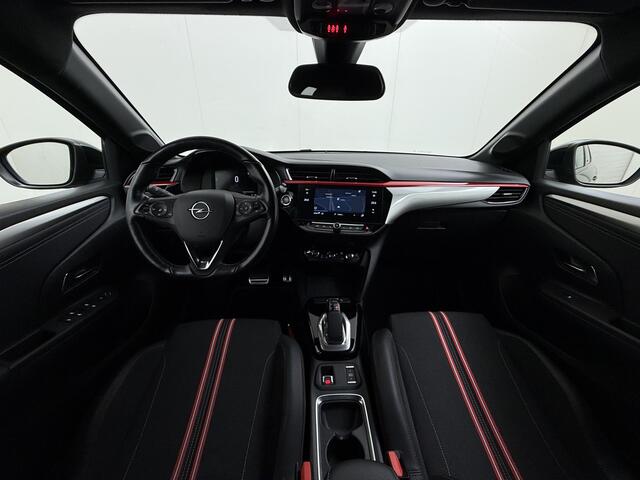 Opel e-Corsa GS Line 50kWh Navi Ecc Stoel+Stuurverwarming Apple Carplay Android Auto Cruise Control Pdc SOH 89% Led Lane Assist Privacy Glas Regen-Lichtsensor Led Keyless Verkeersbord detectie Rijstrooksensor Dealeronderhouden