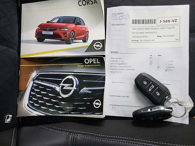 Opel e-Corsa Elegance 50 kWh Pano. Keurig-Onderh. BOVAG-Garantie. NL-Auto.