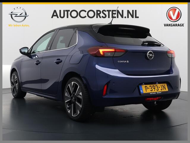 Opel e-Corsa 50kWh Leder Navi Apple Carplay Android Auto Stoel+Stuurverwarming Cruise Control Auto e-Launch Edition Led Lmv Bluetooth Privacy Glas Keyless Rijstrooksensor Origineel Nederlandse Auto SOH 89%