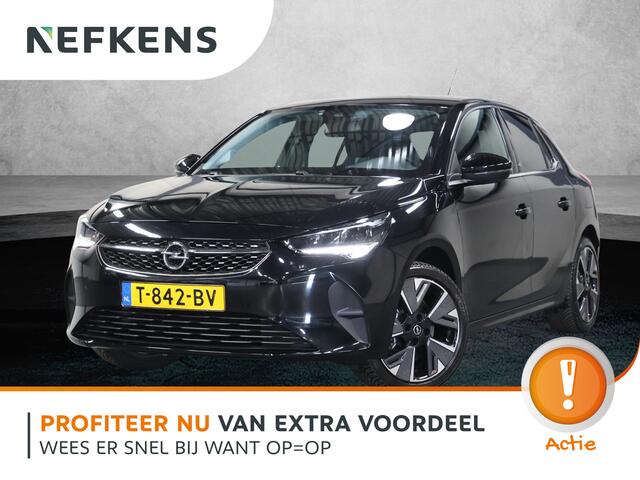 Opel e-Corsa Level 3 50kWh 136PK | 1ste eigenaar | ACCURAPPORT 96% | AppleCarPlay/AndroidAuto | Armsteun | Stoel/StuurVerwarming | Winterpakket | LEER/Stof | 17"LMV | Parkeersensoren | LED | AUTOMAAT | Isofix | Privacy Glass | Warmtepomp | LM Velgen |