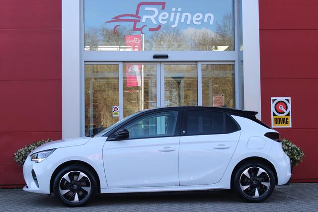 Opel e-Corsa GS Line 50 kWh | 3-FASE LADER | SNEL LAADFUNCTIE | APPLE CARPLAY/ANDROID AUTO | LED KOPLAMPEN | WINTER PAKKET: STOEL VERWARMING/STUUR VERWARMING | ZWART DAK | CLIMATE CONTROL | CRUISE CONTROL | DAB+ RADIO | ACHTERUITRIJ CAMERA |