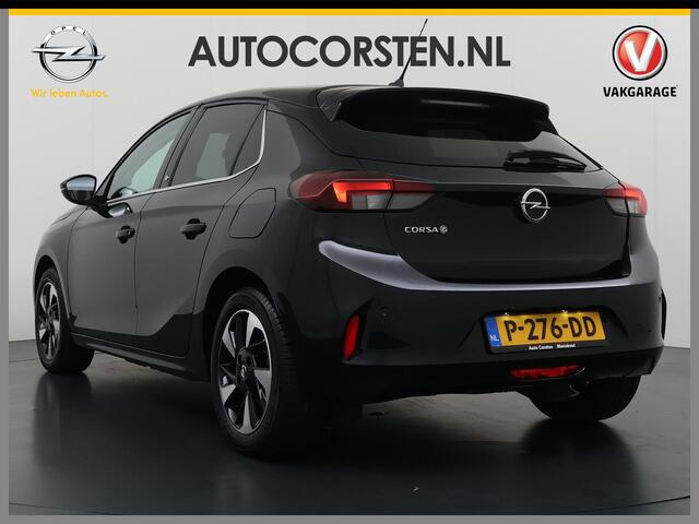 Opel e-Corsa Elegance 50 kWh SOH 93% Navi Ecc 360°Camera Apple Carplay Android Auto Cruise Control Pdc Dodehoek detectie Keyless Draadloze telefoonlader Privacy Glas Lmv Isofix Led Regen-Lichtsensor Lane Assist Origineel Nederlandse Auto Zeer compleet!