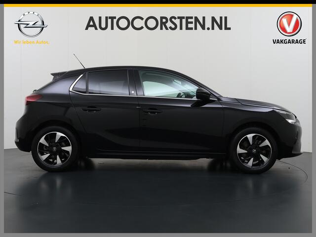 Opel e-Corsa Elegance 50 kWh SOH 93% Navi Ecc 360°Camera Apple Carplay Android Auto Cruise Control Pdc Dodehoek detectie Keyless Draadloze telefoonlader Privacy Glas Lmv Isofix Led Regen-Lichtsensor Lane Assist Origineel Nederlandse Auto Zeer compleet!