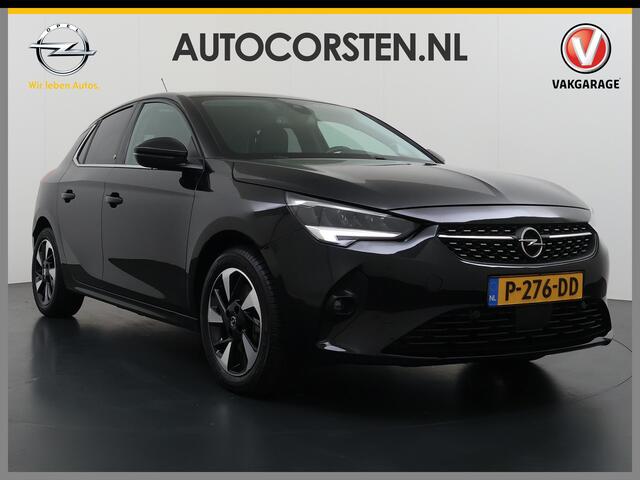 Opel e-Corsa Elegance 50 kWh SOH 93% Navi Ecc 360°Camera Apple Carplay Android Auto Cruise Control Pdc Dodehoek detectie Keyless Draadloze telefoonlader Privacy Glas Lmv Isofix Led Regen-Lichtsensor Lane Assist Origineel Nederlandse Auto Zeer compleet!