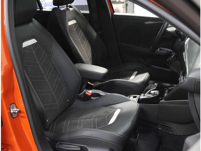 Opel e-Corsa Ultimate 50kWh 136PK | 1ste eigenaar | AppleCarplay/AndroidAuto | ACCU 95% | Glazen dak | LEER/Alcantara | Camera | Navigatie | matrixLED | Stuur/stoelverwarming | AUTOMAAT | Parkeersensoren | Two-Tone | Warmtepomp |Keyless | Isofix | Privacy Glass | Trek
