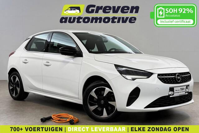 Opel e-Corsa 50 kWh Elegance | Snelladen | SOH 92% | Cruise | Carplay | Clima | Navi | LED | Parkeersens.