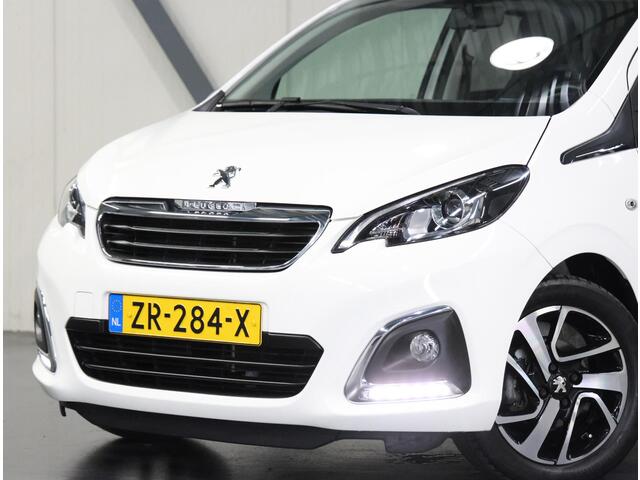 Peugeot 108 1.0 e-VTi Allure TOP! | AUTOMAAT | AppleCarplay/AndroidAuto | Climate Control | Navigatie | LED | Camera | LEER | Stoelverwarming | 15"LMV | Isofix | Privacy Glass | Vouwdak/Cabrio | UNIEK!! |