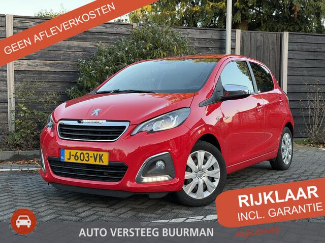 Peugeot 108 Style 1.0 e-VTi 72PK Airco, Bluetooth, Mistlampen voor, Getinte Ramen Achter, Elektrisch Verstelbare Spiegels