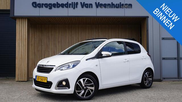 Peugeot 108 1.0 e-VTi 72pk Allure TOP! 5Drs Cabrio Automaat Groot Scherm Keyless Clima A-Camera 15inch LM NL auto! 68385km!