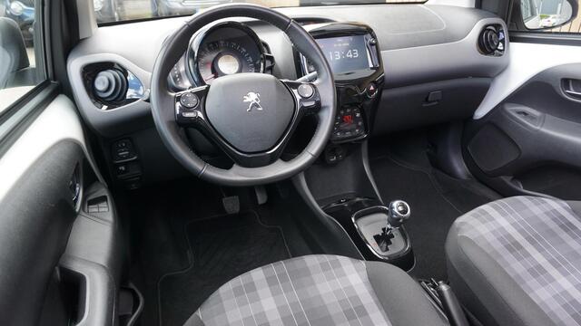 Peugeot 108 1.0 e-VTi 72pk Allure TOP! 5Drs Cabrio Automaat Groot Scherm Keyless Clima A-Camera 15inch LM NL auto! 68385km!