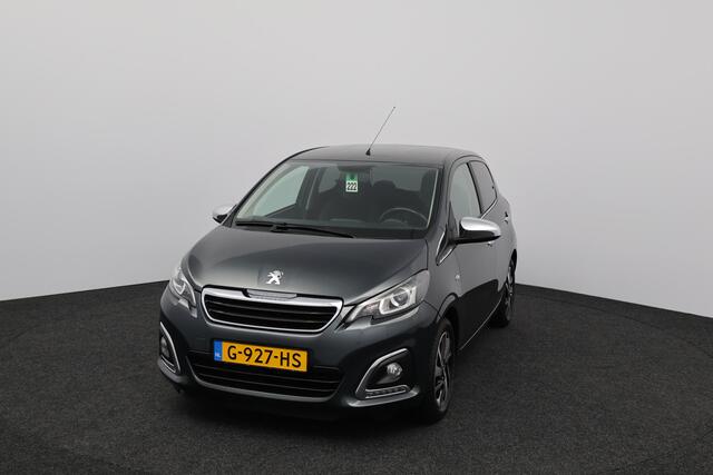 Peugeot 108 1.0 e-VTi Allure/ 5-Drs/ Camera/ Apple + Android/ Clima/ Media-Scherm/ Elek. pakket/ Isofix/ Bluetooth/ Multi. LEDER. Stuur/ Mistl./ 15'' LMV/ Chroom/ Extra getint glas.
