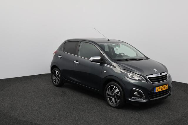 Peugeot 108 1.0 e-VTi Allure/ 5-Drs/ Camera/ Apple + Android/ Clima/ Media-Scherm/ Elek. pakket/ Isofix/ Bluetooth/ Multi. LEDER. Stuur/ Mistl./ 15'' LMV/ Chroom/ Extra getint glas.