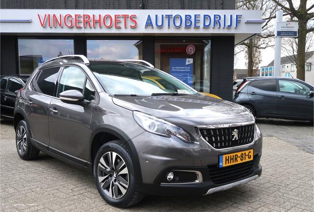 Peugeot 2008 110 Pk Benzine * AUTOMAAT * Hele mooie luxe * Allure * Panoramadak * Navigatie * Automatisch in- en uitparkeersysteem * L.M. Velgen * 1/2 Lederen Interieur * Vingerhoets; Vierde Generatie Eersteklas Service !