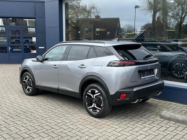 Peugeot 2008 1.2 Hybrid 145 PK Allure | 2025 Auto | Hybride Elektrisch rijden met Automaat | Parkeercamera 360 graden | Stoelverwarming | LED Verlichting | Navigatie via Telefoon | 17" Lichtmetalen Velgen | Cruise & Climate Control | Dode Hoek Bewaking |
