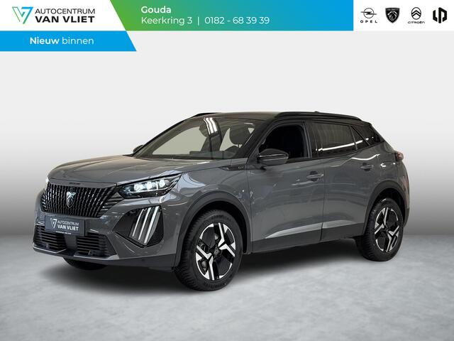 Peugeot 2008 1.2 Hybrid 145 GT Automaat | Elektrisch verstelbare bestuurdersstoel | Stoelverwarming | Massage | 4-seizoensbanden | 360 Camera | Navigatie | Adaptieve cruise control