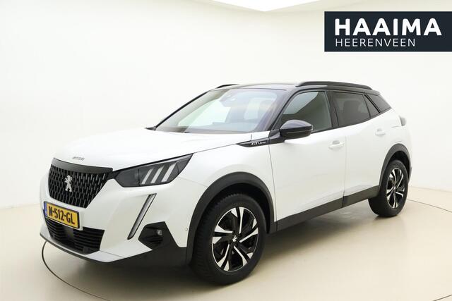 Peugeot 2008 1.2 PureTech 130pk GT-Line | Navigatie via app | Camera | Climate control | Cruise control | Stoelverwarming | LED verlichting | Zwart dak