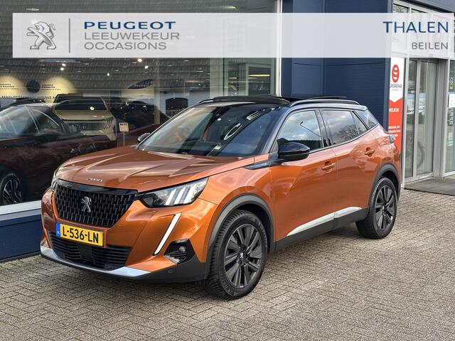 Peugeot 2008 1.2 Turbo 130 PK GT Pack | Meest Complete Uitvoering | Panorama Schuif-Kanteldak | Navigatie | Trekhaak 1200 Kg Afneembaar | Alcantara Interieur | Stoelverwarming | Adaptieve Cruise Control | Full LED Verlichting | Keyless Entry | Climate Control | Camera